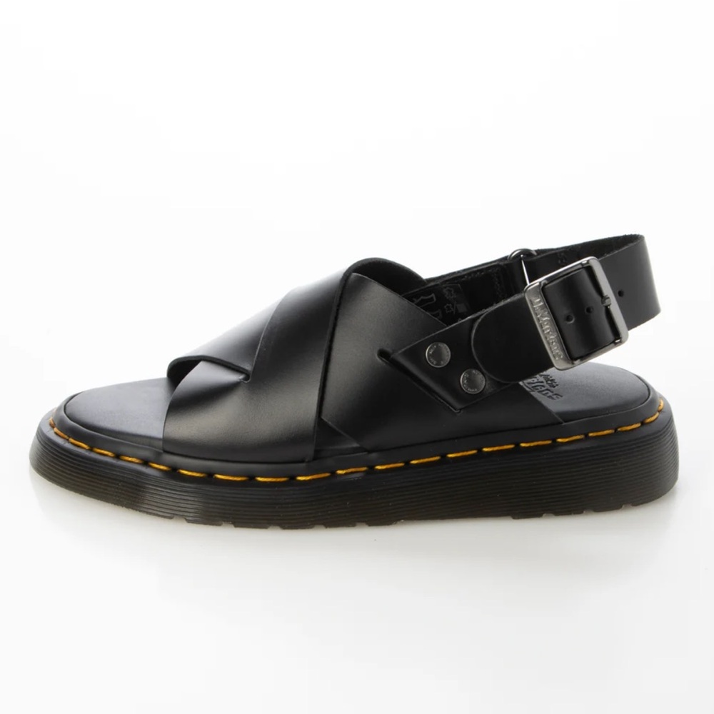 Dr Martens Zane Brando Leather Slingback Sandals 7 - Picture 4 of 15